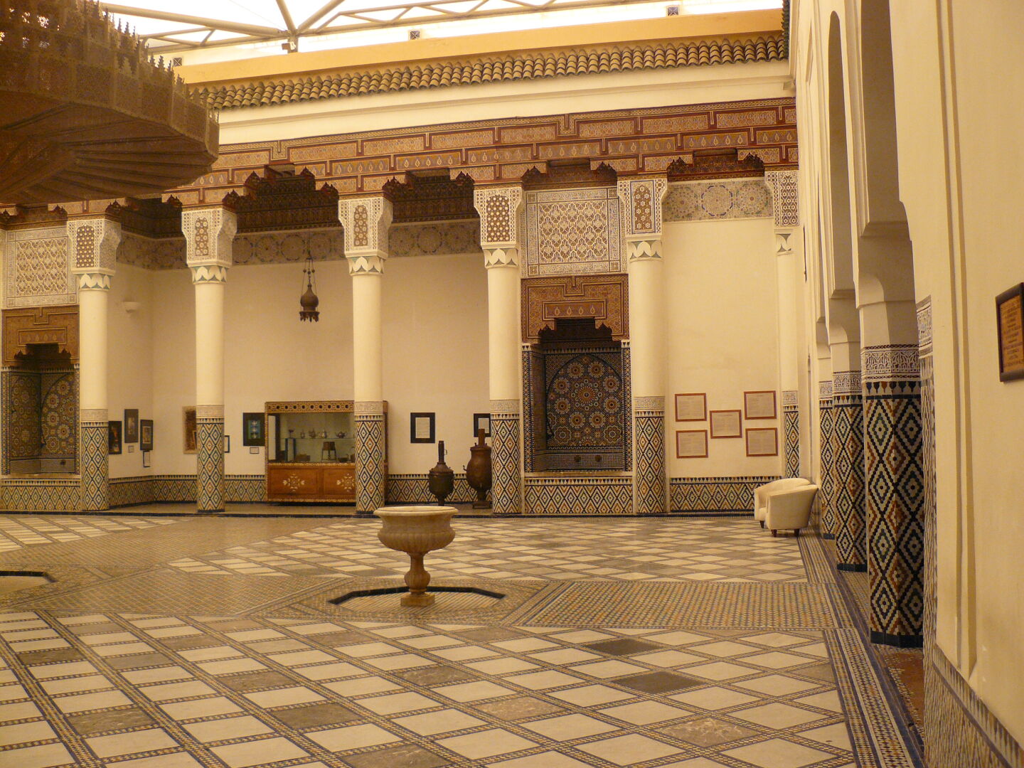 Innenhof des Musee de Marrakech.