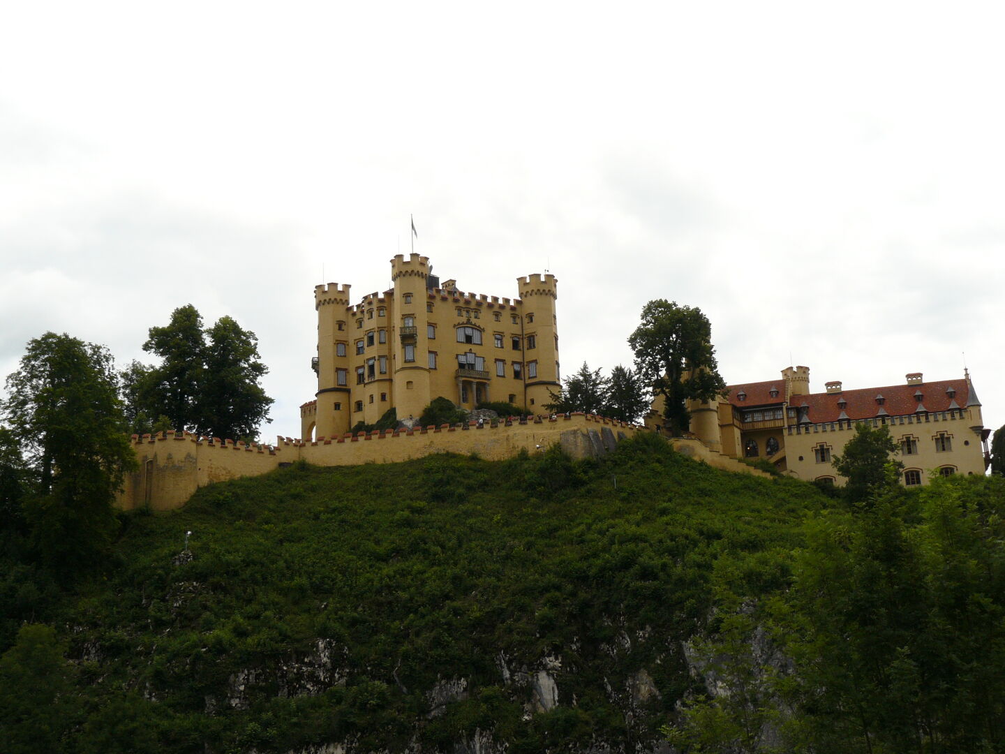 Castle Hohenschwangau, built by the father of Ludwig II, King Maximilian II. He&rsquo;s the guy whom the trail is named after.