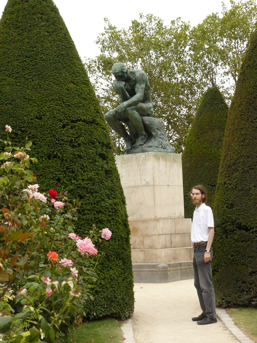 &quot;The Thinker&quot; by Rodin.