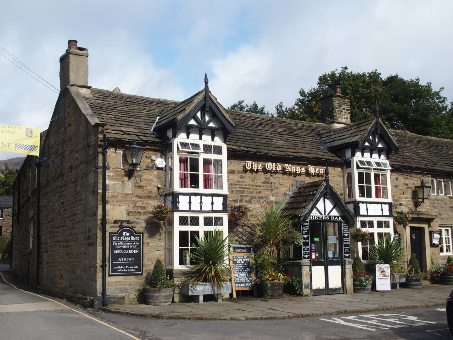 The Old Nags Head, Edale, Derbyshire, dates back to 1577.