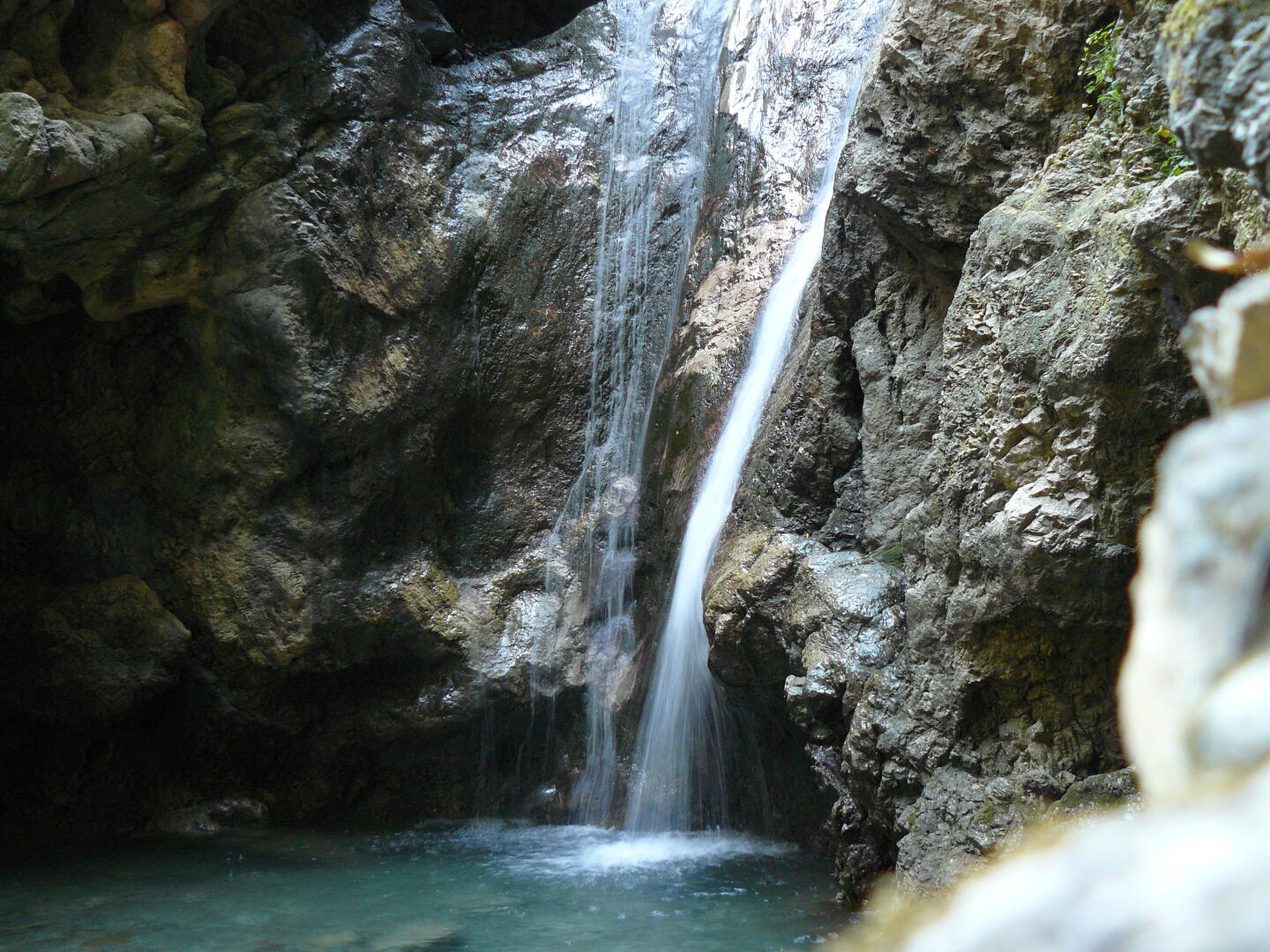 Der Wasserfall von Catafurco bei Galati Mamertino.