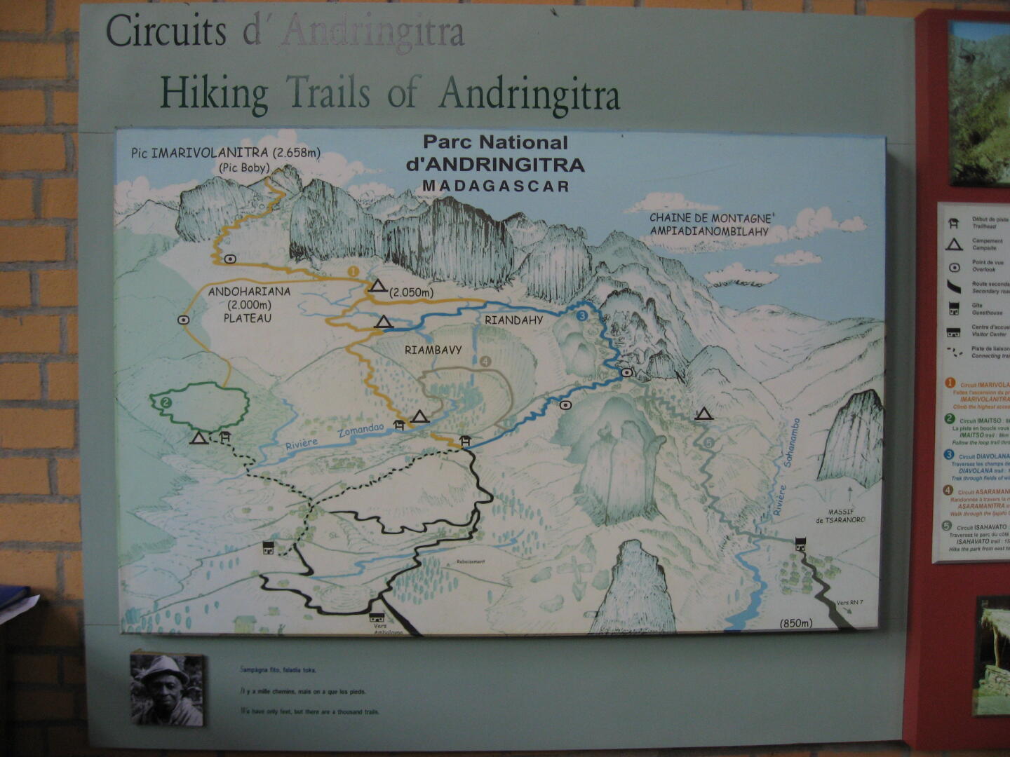 Wanderwege im Andringitra-Nationalpark