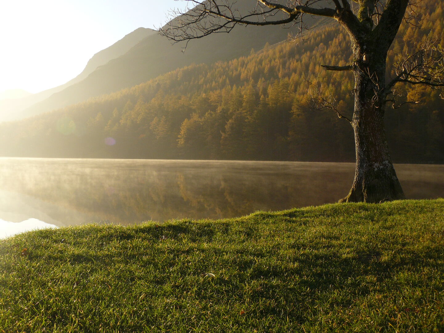 Sunrise at Buttermere Lake. We were there for a long weekend, and this is the beginning of day 1.