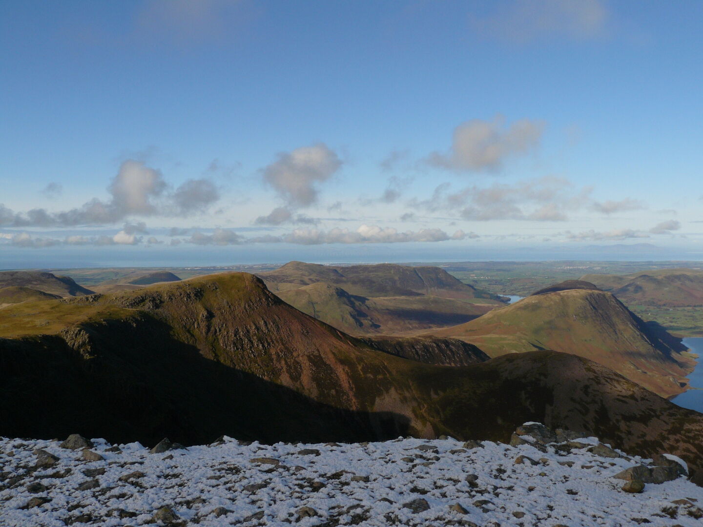 ... we had again a beautiful view over the Western Lake District...
