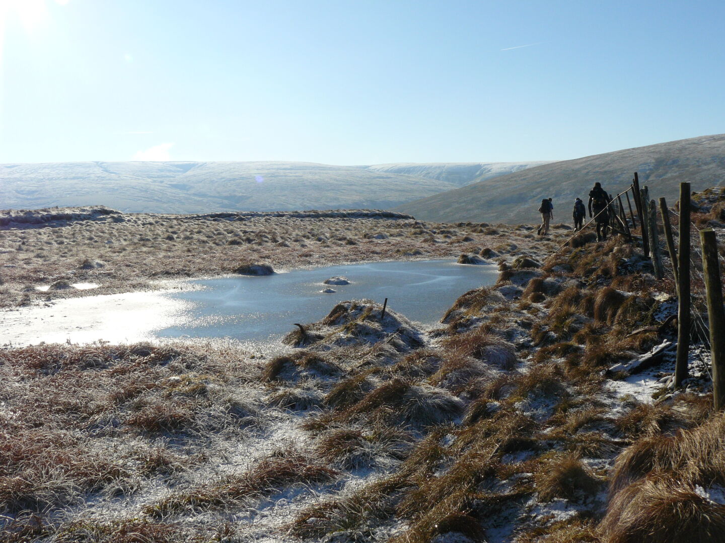 If the moor were not frozen, we would all have wet feet by now.