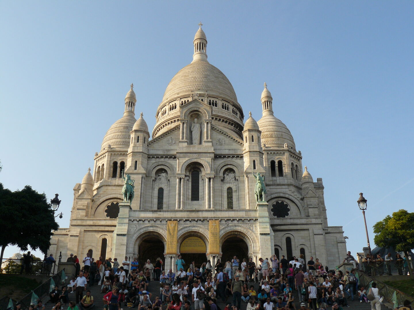 The basilica Sacre Coeur in Montmartre.