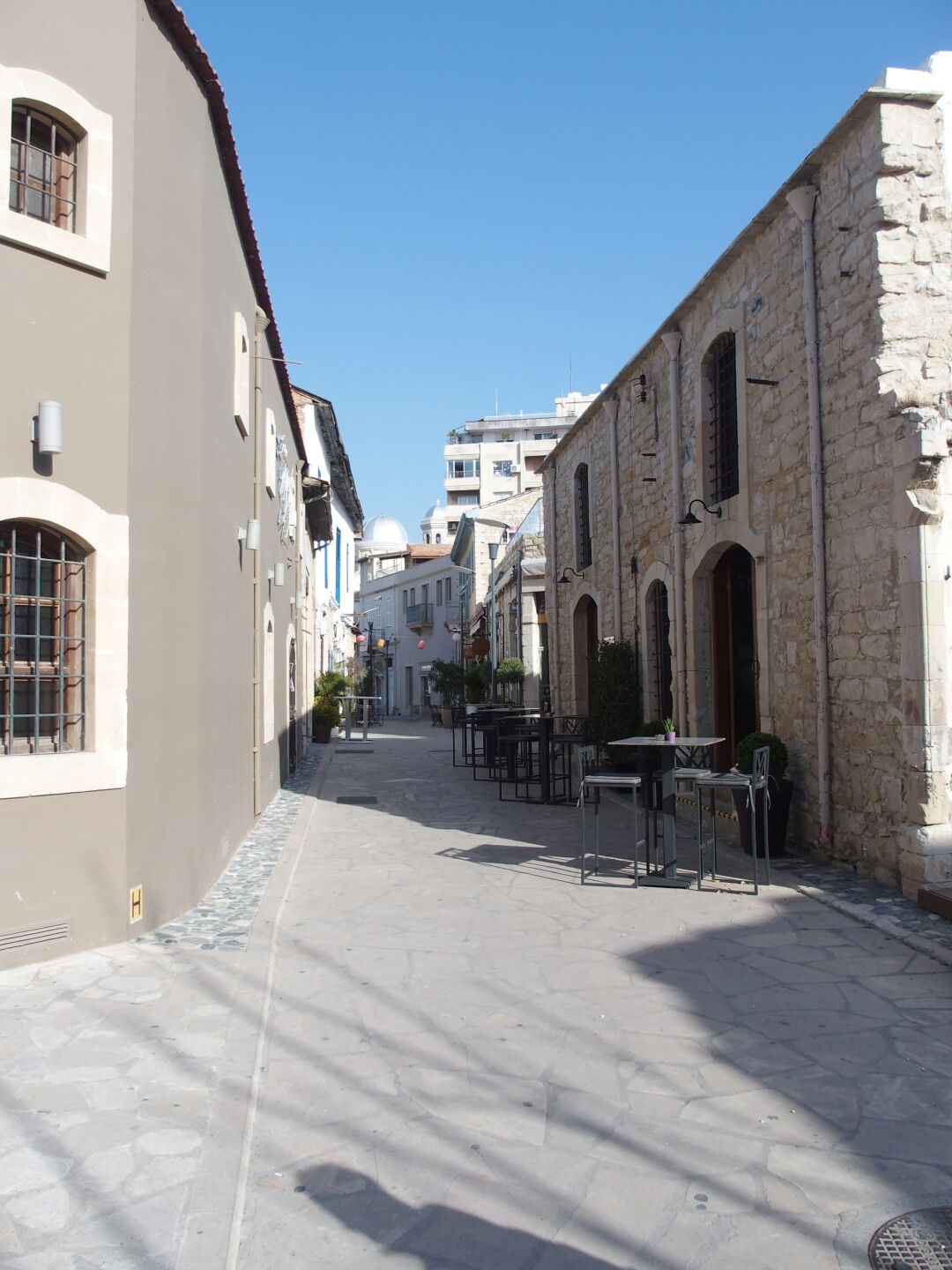 Because of the public holiday on Christmas, downtown Limassol was more or less deserted.