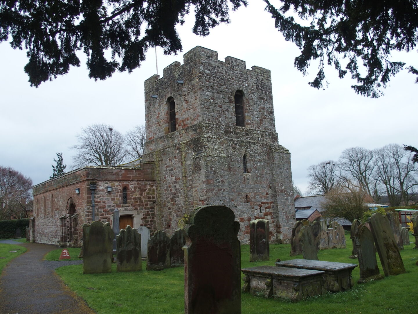 The Church of St. Michael in Burgh-by-Sands.