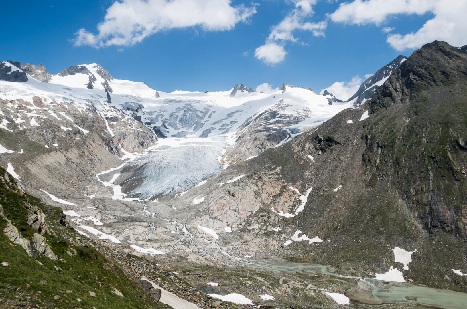 Das Umbalkees. Gletscherschliff.