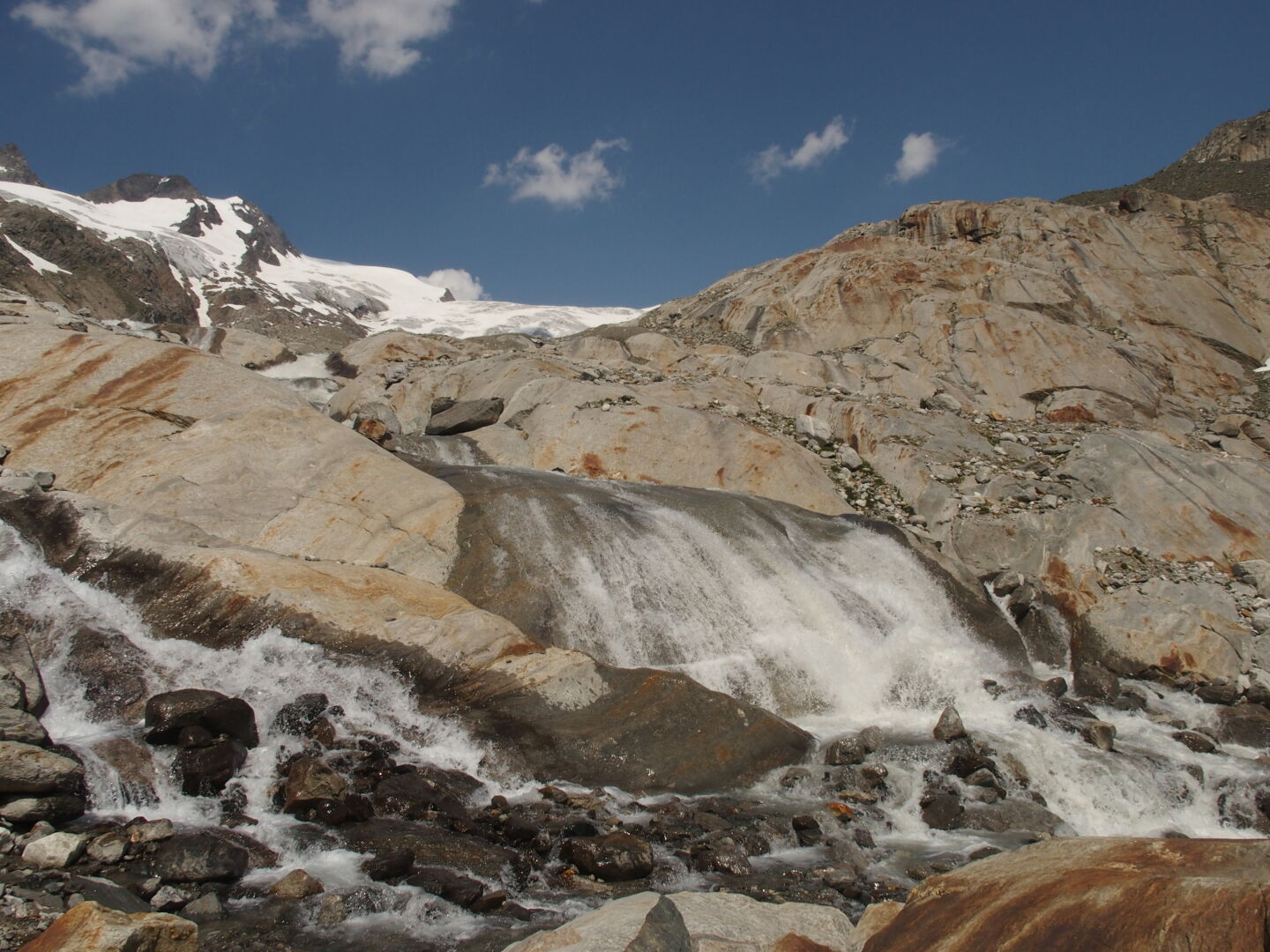 Das Umbalkees. Gletscherschliff.