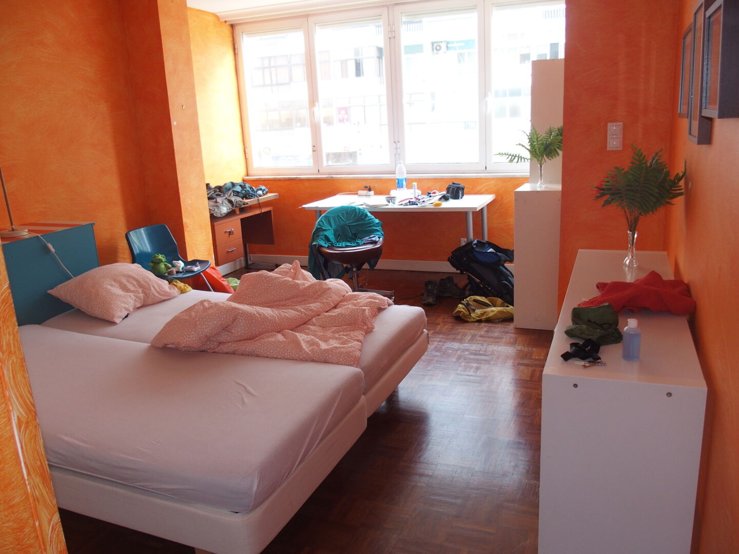 Patschuli-Zimmer im Sete Rios Rooms Hostel.